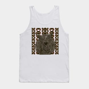 Brown Highland cow Tank Top